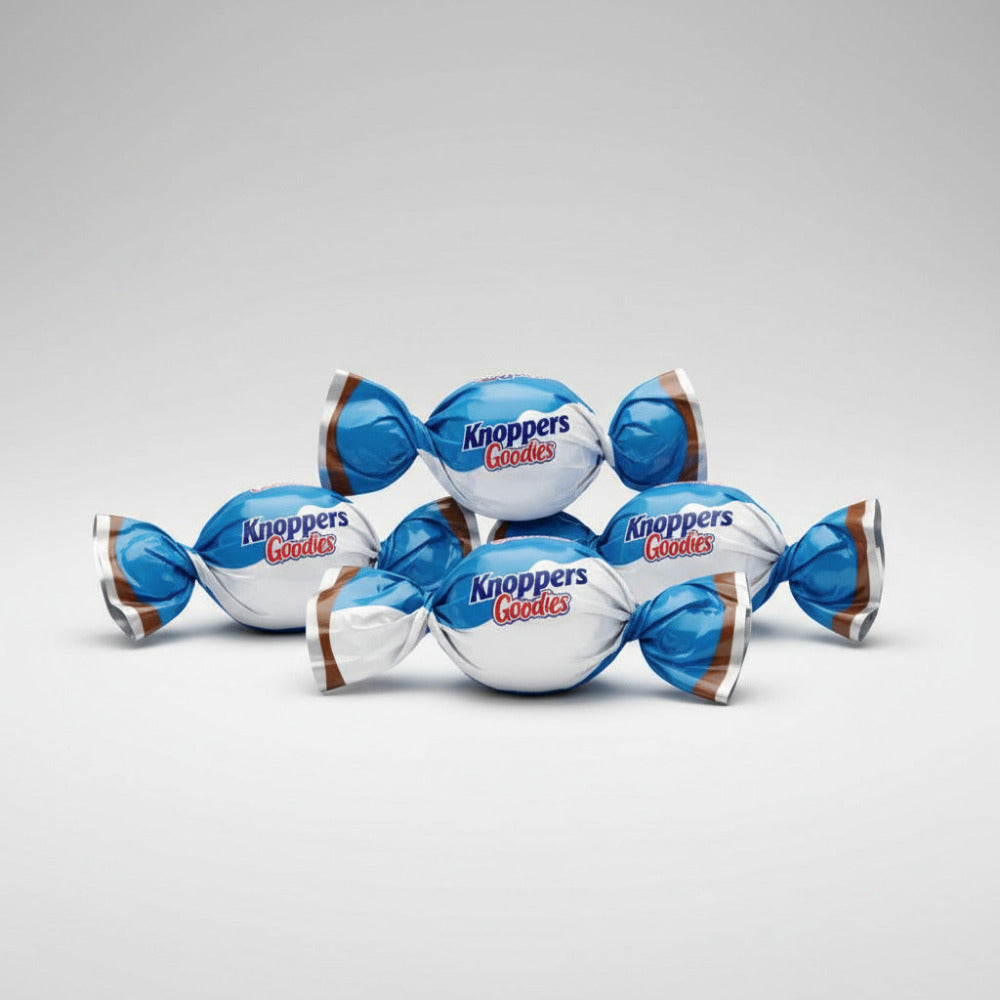 Knoppers Goodies - knusprige Waffelkugeln gefüllt Milch- und Nougatcreme