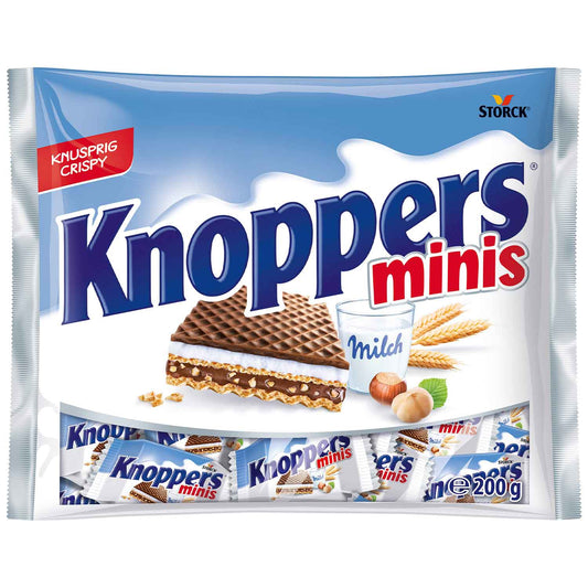 Knoppers minis 200g THT:11.08.2025