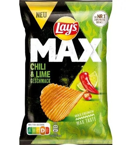 Lay's Max Chili & Lime 12x110g MHD:22.03.2026