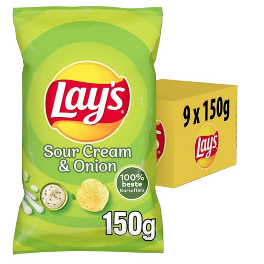 Lay's Sour Cream & Onion - Angebot 9 x 150g