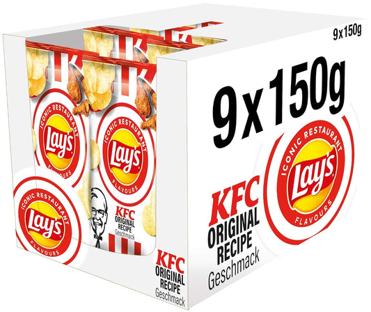 Lay's KFC Original Recipe 9x 150g (MHD:10.11.2024