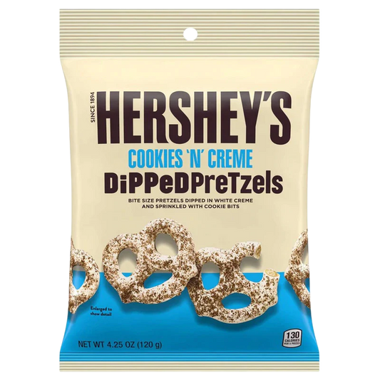 Hersheys Dipped Pretzels 120 g MHD:01.2026