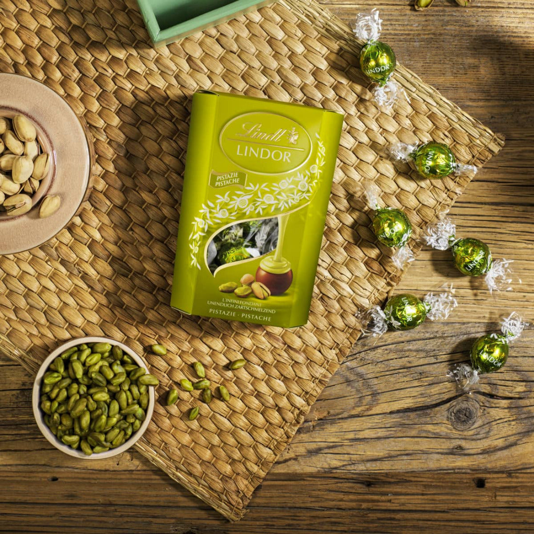 Lindt LINDOR Pistazien Kugeln