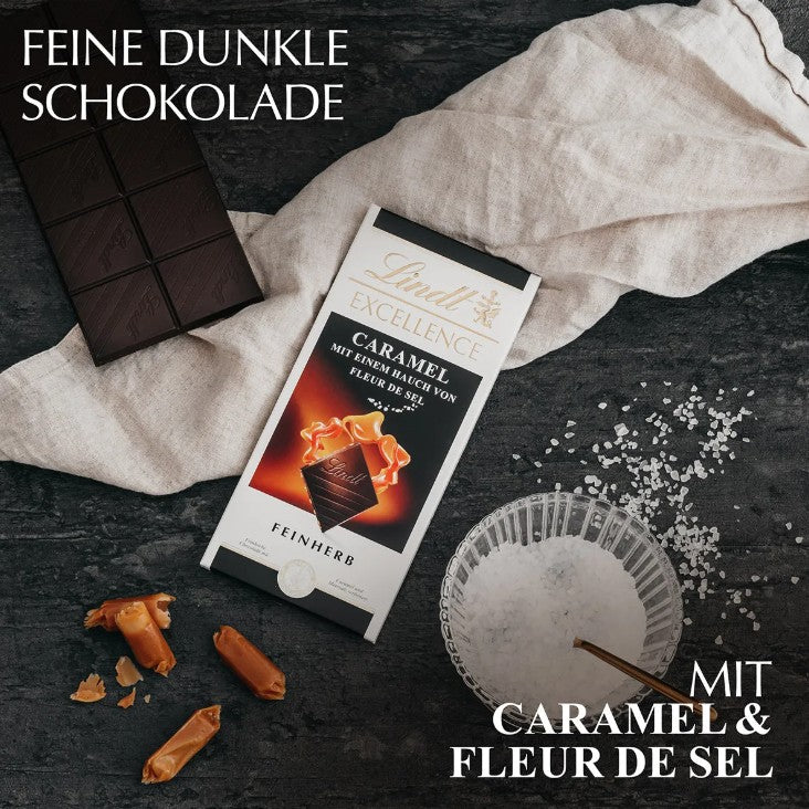 Lindt EXCELLENCE Caramel Fleur de Sel 100g