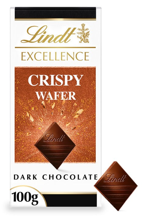 Lindt EXCELLENCE Dark Chocolate Crispy Wafer 100g
