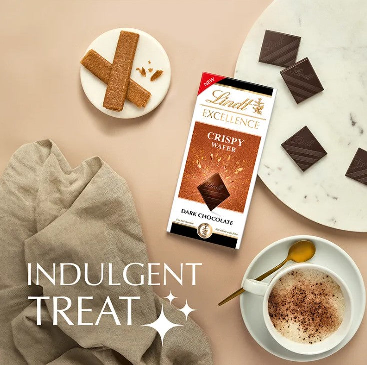Lindt EXCELLENCE Dark Chocolate Crispy Wafer 
