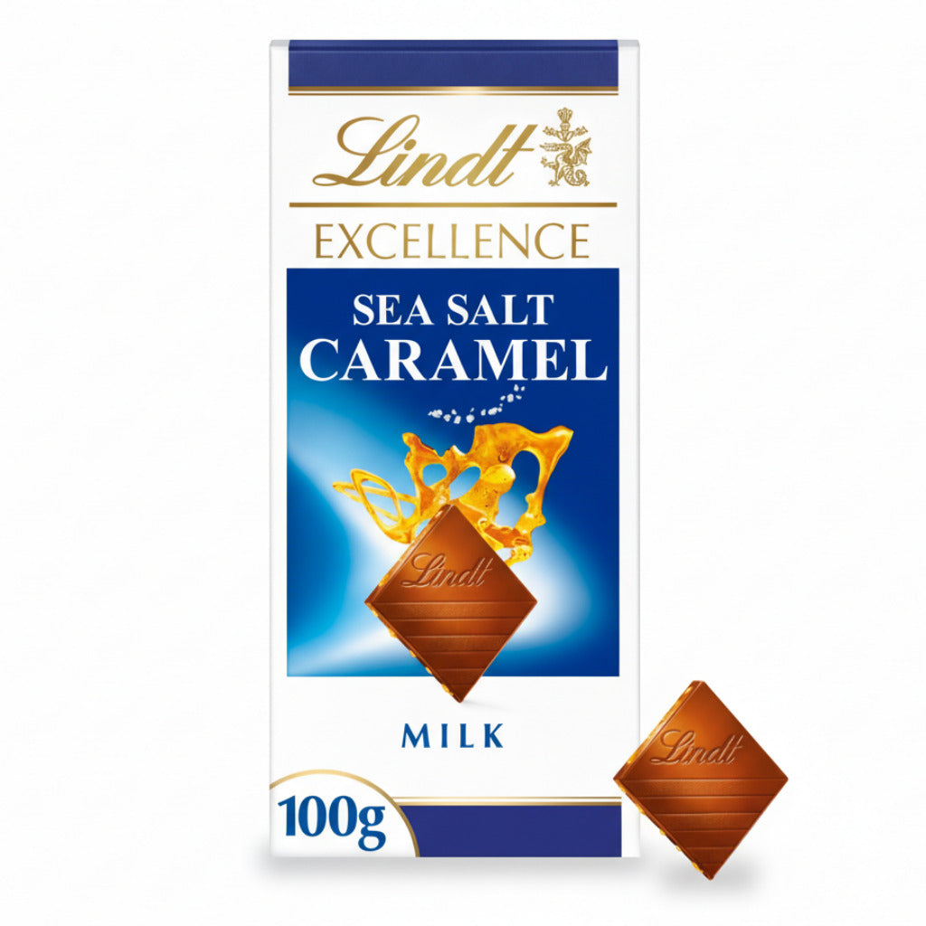 Lindt EXCELLENCE Melk Zeezout & Karamel 100g