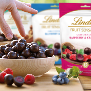 Lindt Sensation Fruit Himbeere & Cranberry 