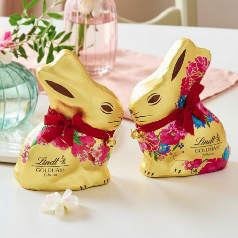 Lindt GOLDHASEN Blumen-Edition