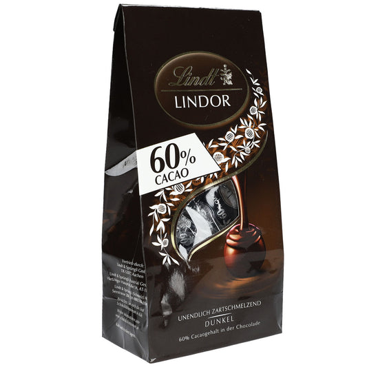 Lindt Lindor Kugeln 60% Cacao Feinherb 136g MHD: 11.2024