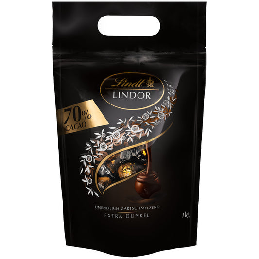 Lindt Lindor Kugeln 70% Cacao Feinherb 1kg MHD: 03.2025