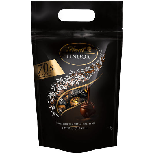 Lindt Lindor Kugeln 70% Cacao Feinherb 1kg MHD:09.2025