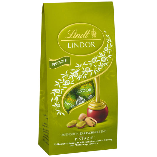 Lindt Lindor Kugeln Vollmilch Pistazie 137g MHD: 30.10.2025