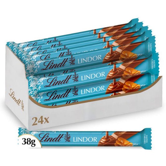 Lindt Lindor Stick Salted Caramel 24 x 38g Angebot