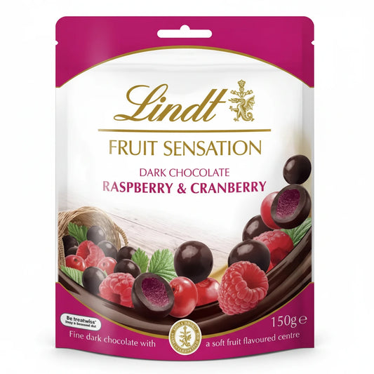 Lindt Sensation Fruit Himbeere & Cranberry 150g