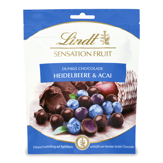 Lindt Sensation Fruit Heidelbeere & Acai 150g