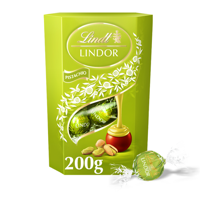 Lindt LINDOR Cornet Pistachio 200g