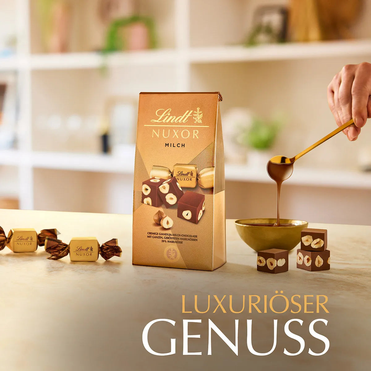 Lindt Nuxor Milch - Luxuriöser Genuss