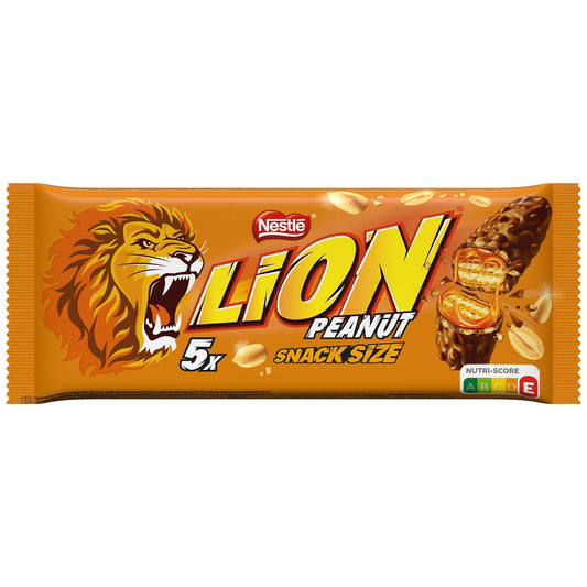 Lion Peanut Snack Size - Vorteilspack 5 x 31g MHD: 31.01.2025