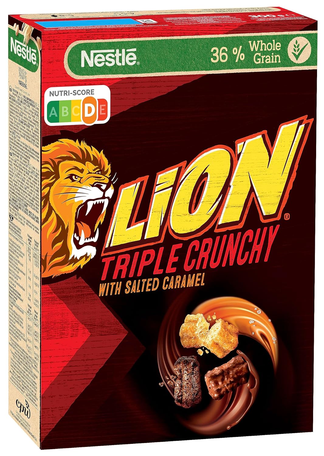 Céréale de lion triple croquant avec caramel salé 300g DDM:05.2025