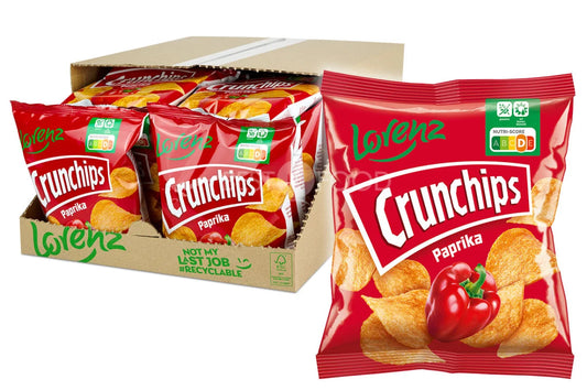 Crunchips Paprika 20x25g MHD:02.12.2025