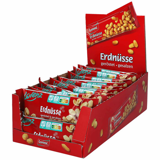 Lorenz Erdnüsse geröstet und gesalzen 28x40g MHD: 24.03.2026