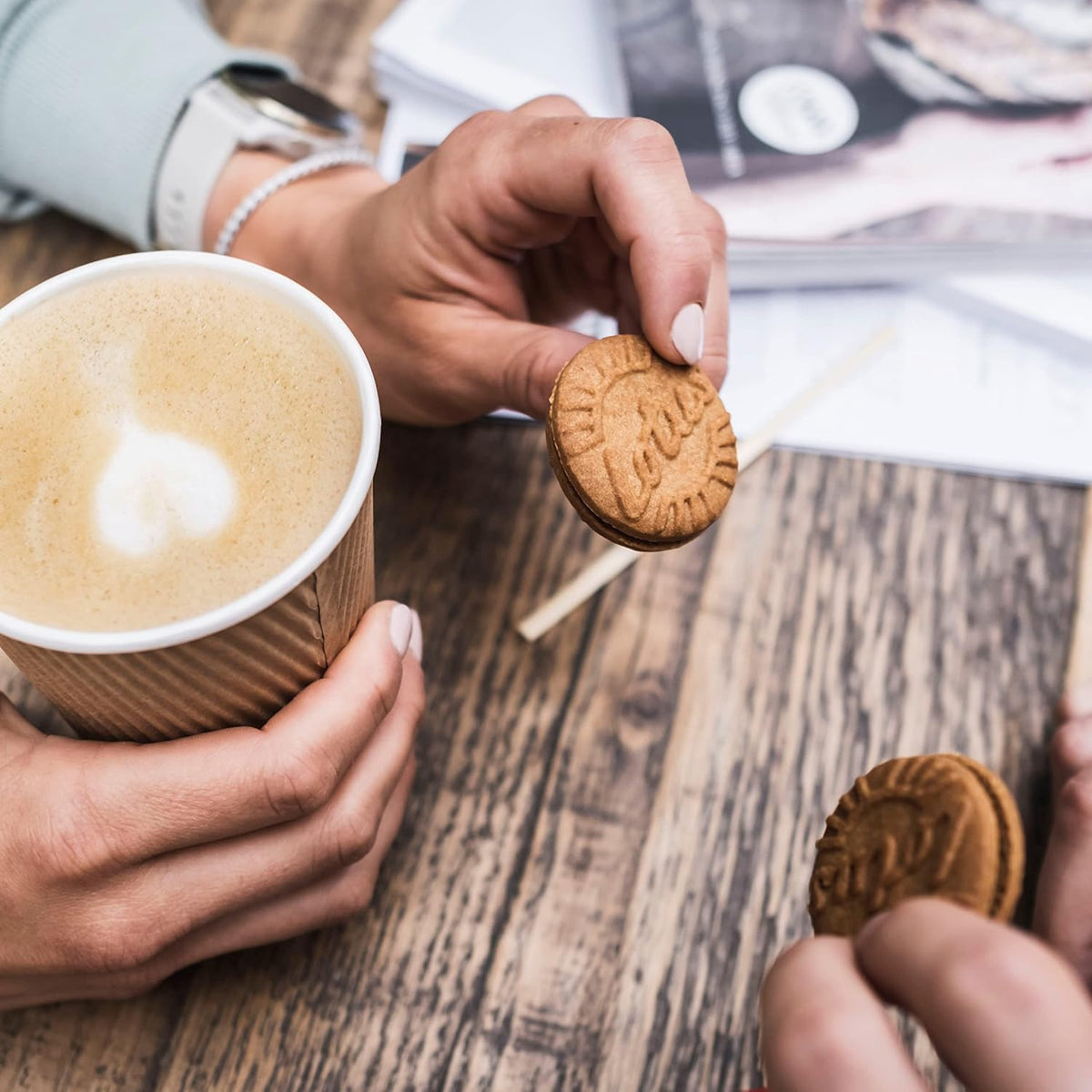 Lotus Biscoff Doppelkekse mit Biscoff-Cremefüllung
