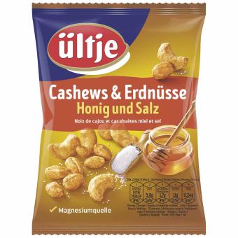 ültje Cashews & Erdnüsse Honig und Salz 200g MHD:28.02.25
