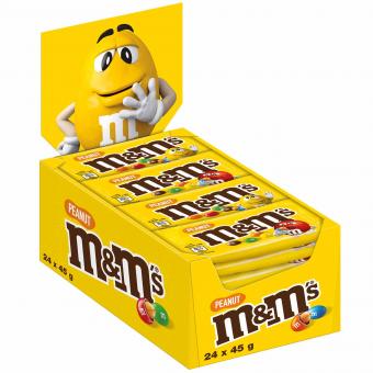 M&M'S Peanut 24×45g MHD:29.12.2024