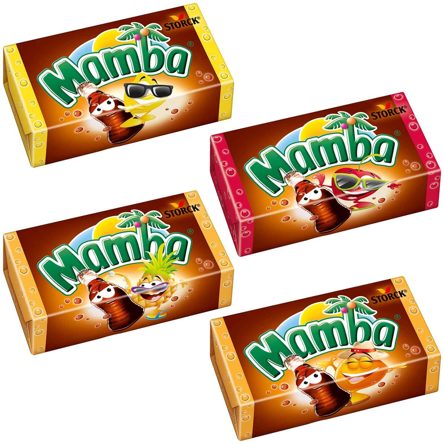 Mamba Cola & Friends 24 x 106 g MHD: 31.10.2025