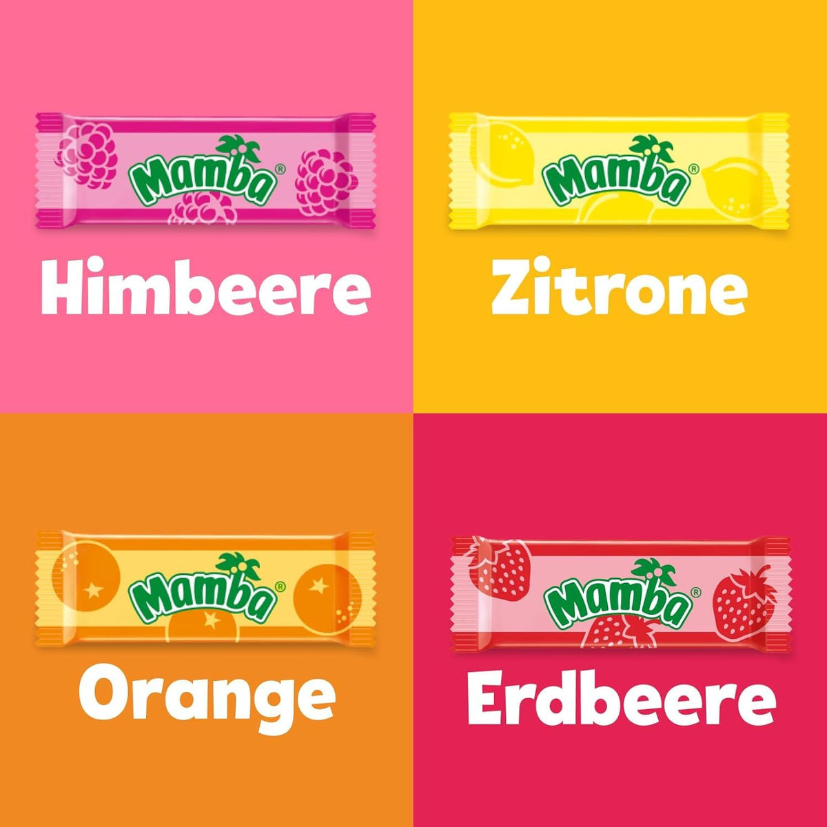  Mamba Fruit Surfer, Kaustreifen mit Fruchtgeschmack - Sorten