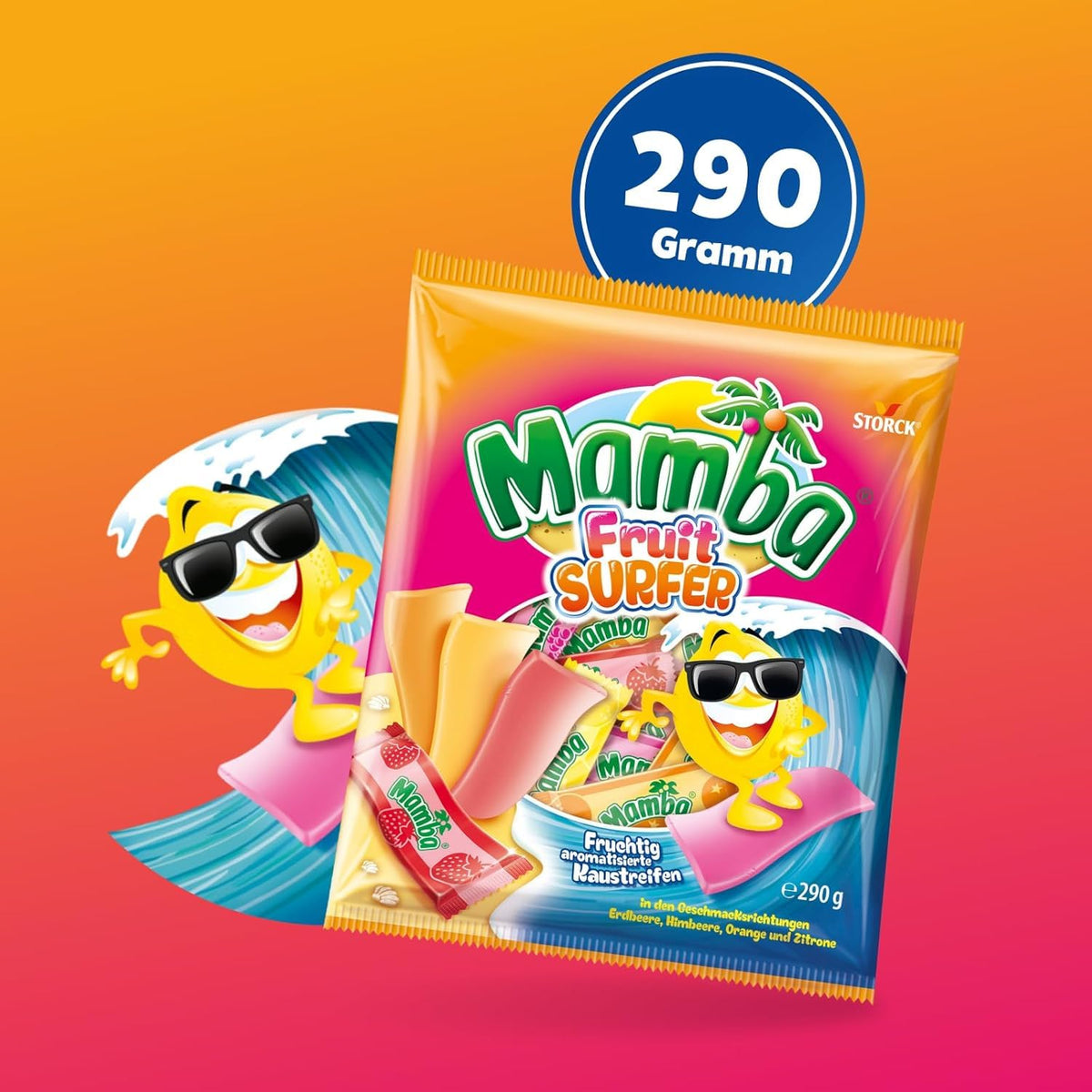  Mamba Fruit Surfer, Kaustreifen mit Fruchtgeschmack 290 g