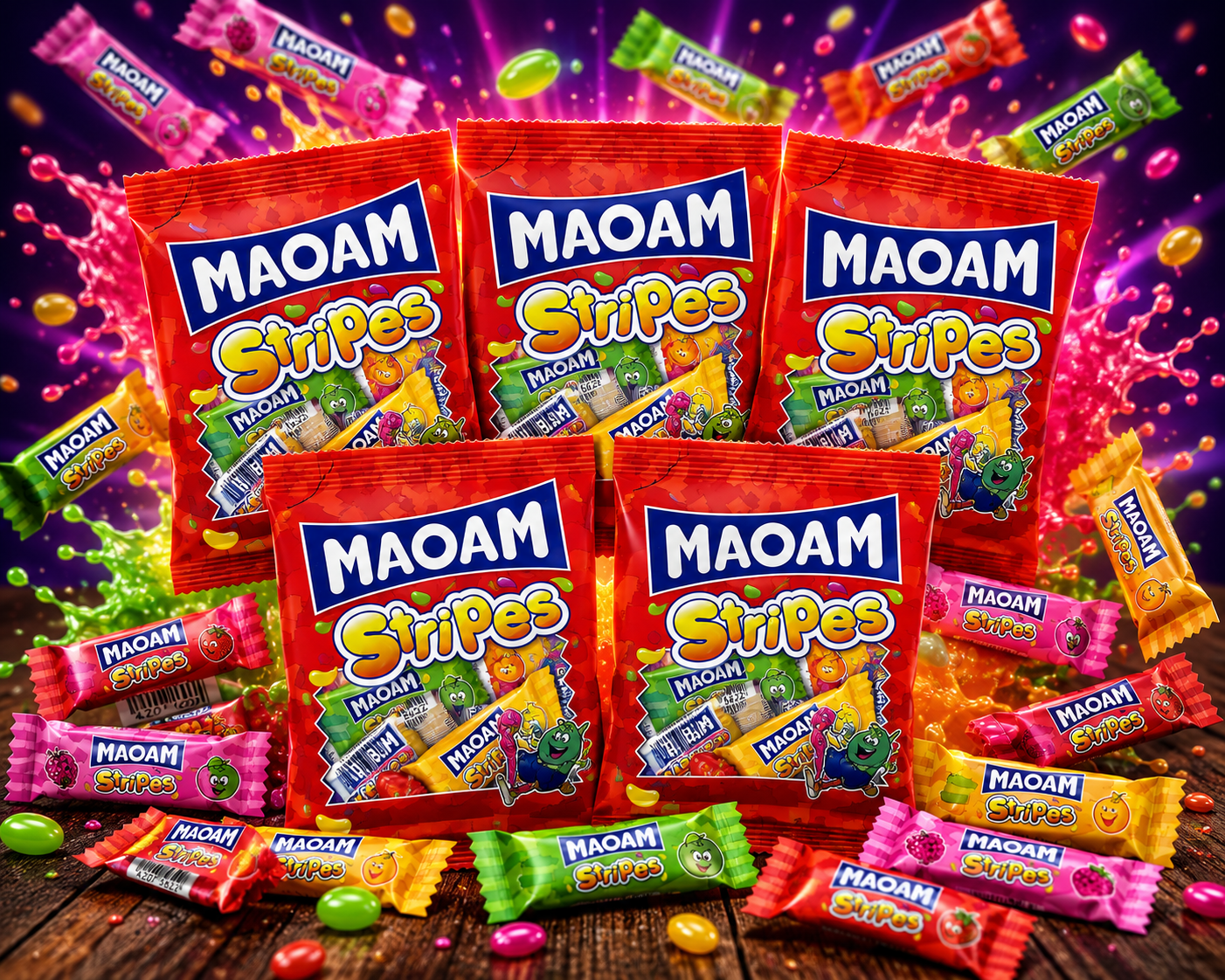 Maoam Stripes 5 x 175 g