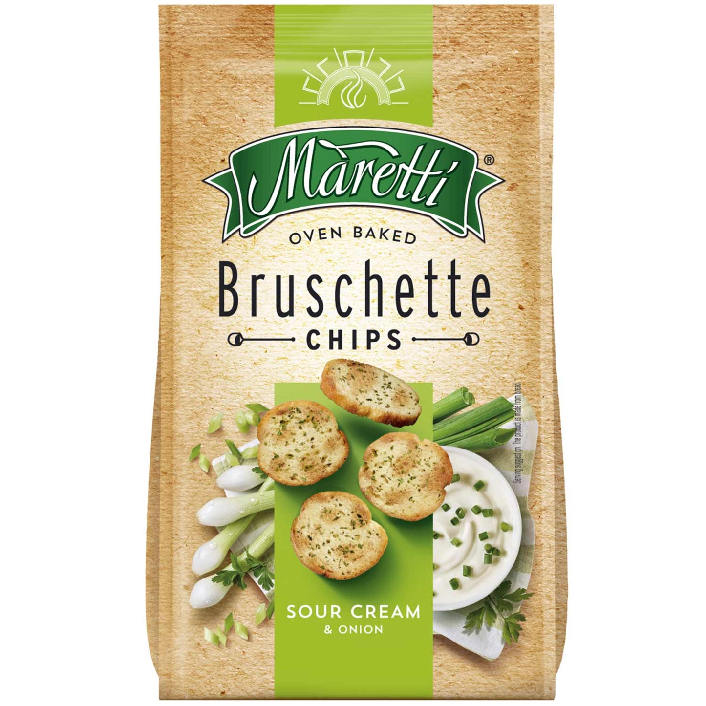 Maretti Bruschette Chips Sour Cream & Onion 150g MHD: 12.04.2025