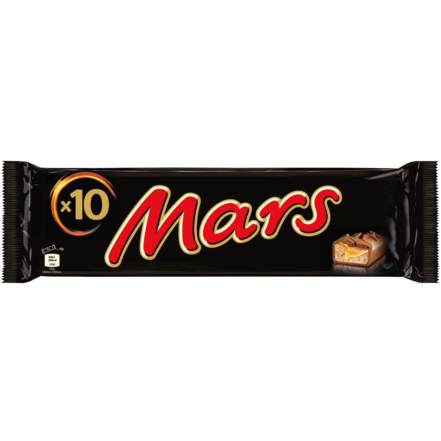 Mars 10 x 45 g MHD:06.07.2025 - Lecker24