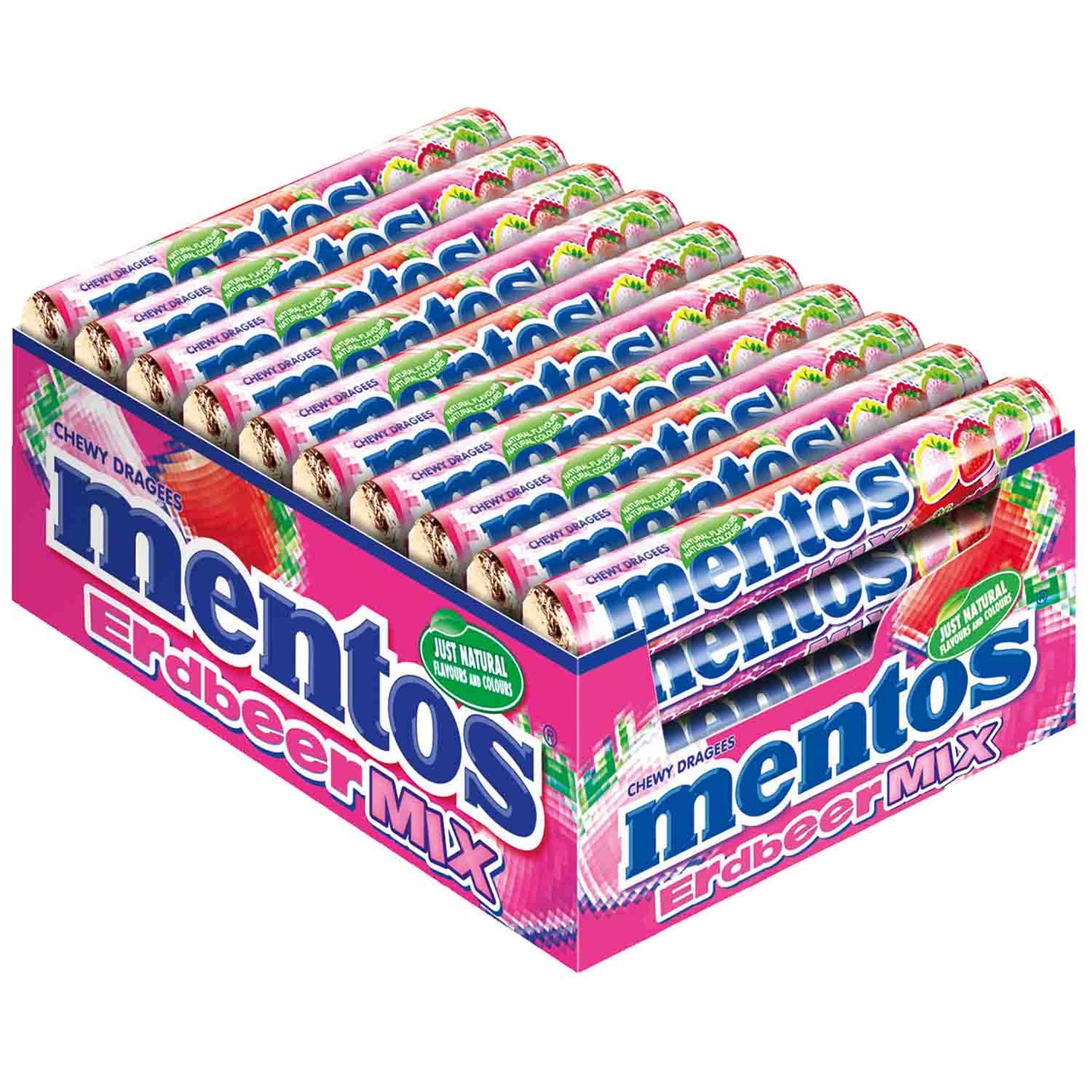 Mentos Strawberry Mix 40x37.5G