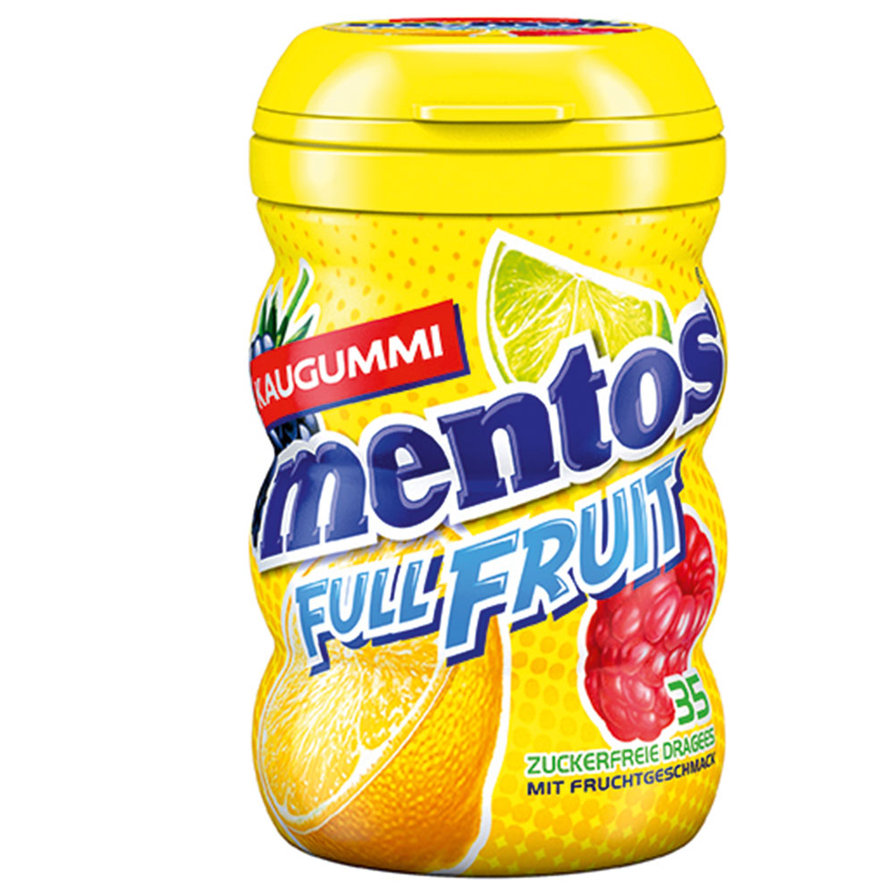 mentos Full Fruit Kaugummi zuckerfrei 35er