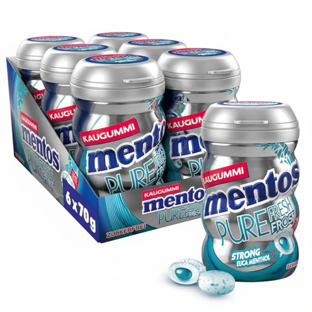 Mentos Kaugummi Pure Fresh Frost Euca Menthol 6x70g