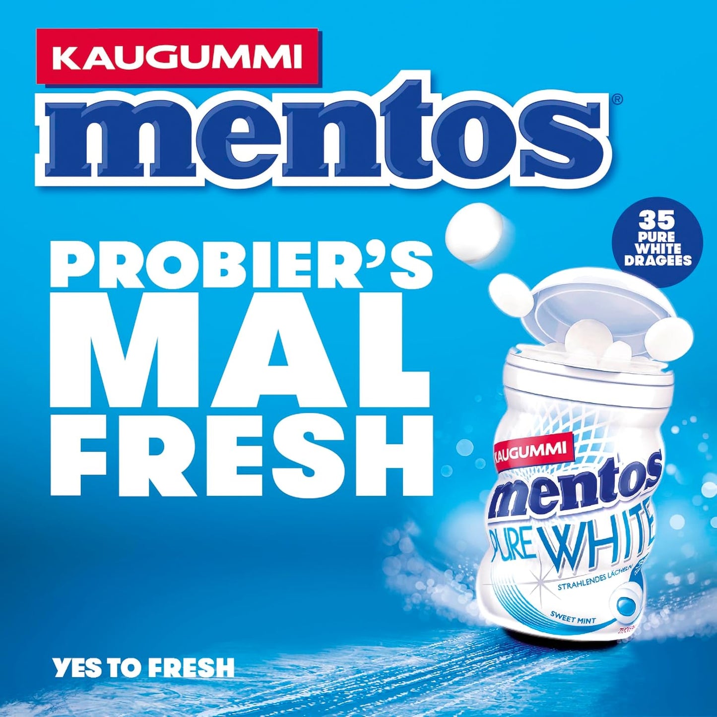 Mentos Kaugummi Pure White