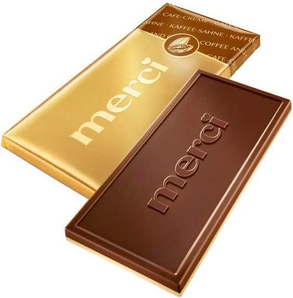 merci Tafelschokolade Kaffee-Sahne