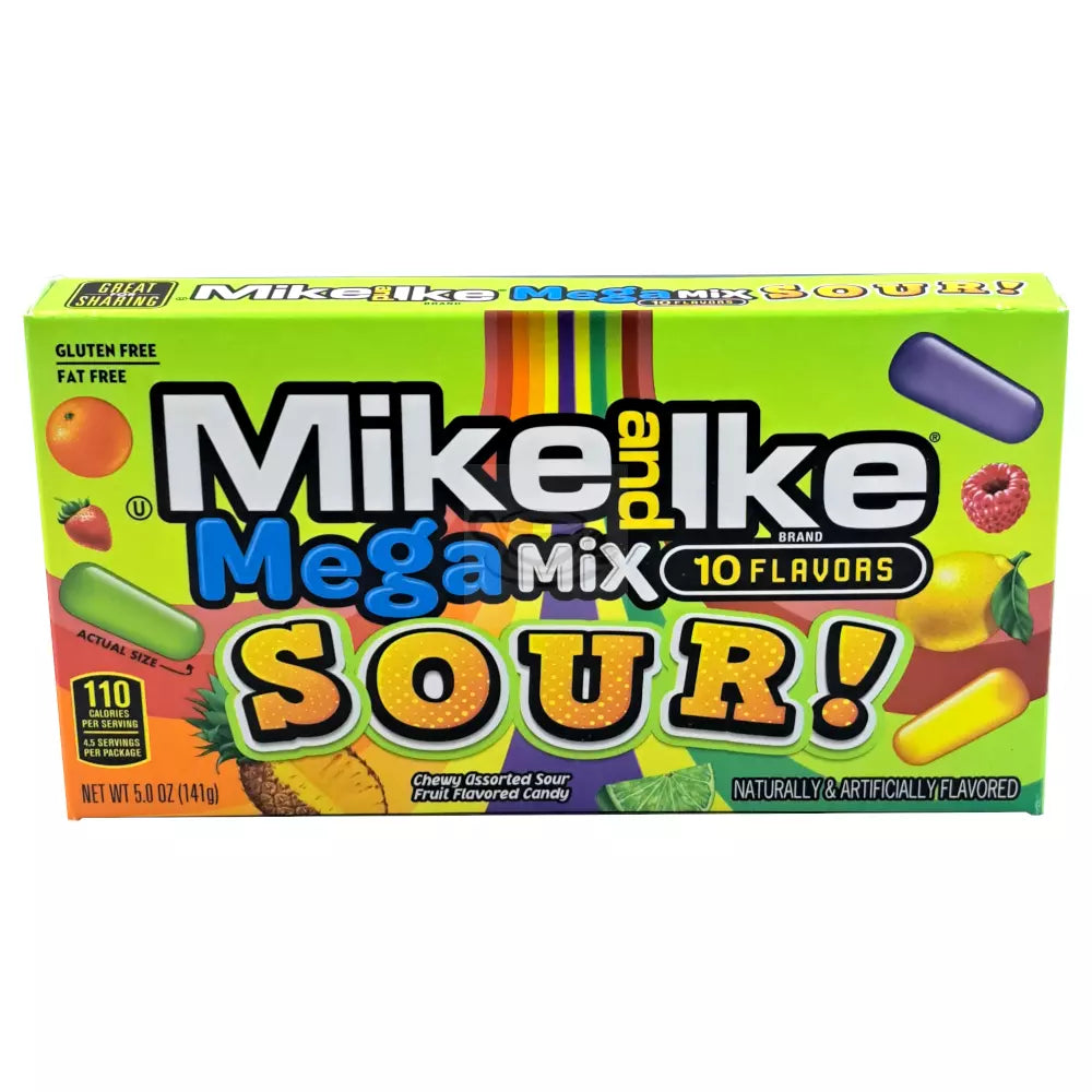 Box Mike and Ike Megamix Sour 120g x 12 MHD:02.2025