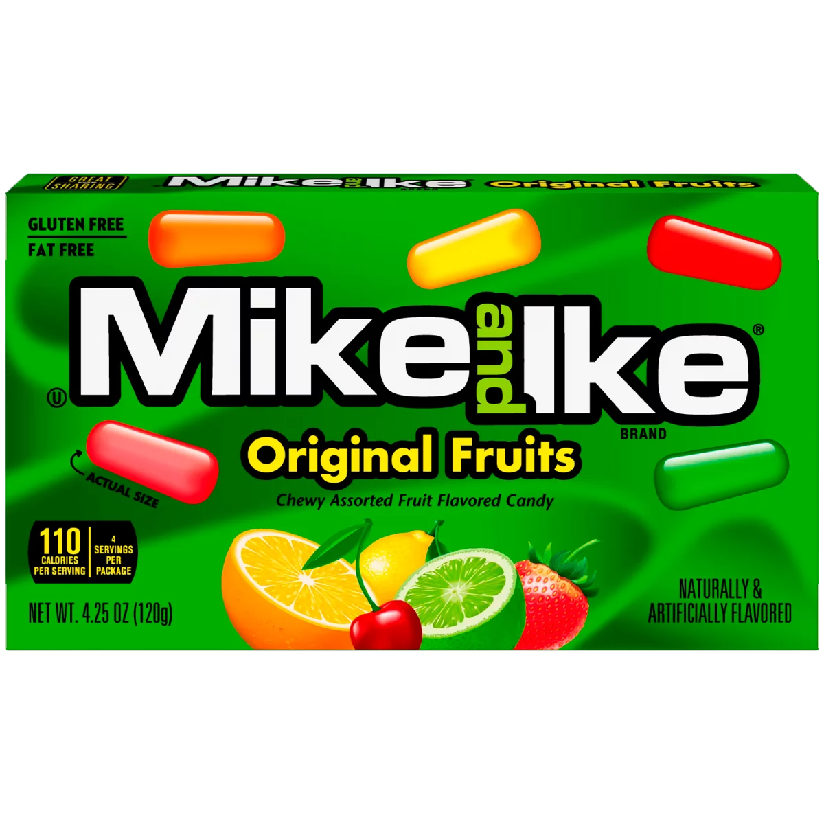 Mike and Ike Original Fruits 120g MHD 09.2024