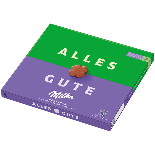 Milka 'Alles Gute' Pralinés à la Dessert au Chocolat 110g MHD: 11.06.24