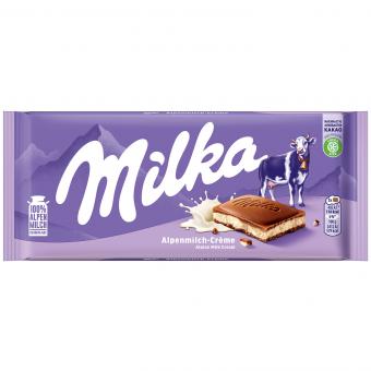 Milka Alpenmilch-Crème 100g MHD:15.07.2025