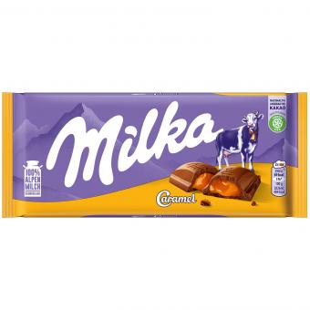 Milka Caramel 100g MHD:14.04.2025