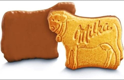 Kekse mit Milchschokolade Choco Cow 120g MHD:11.03.2026