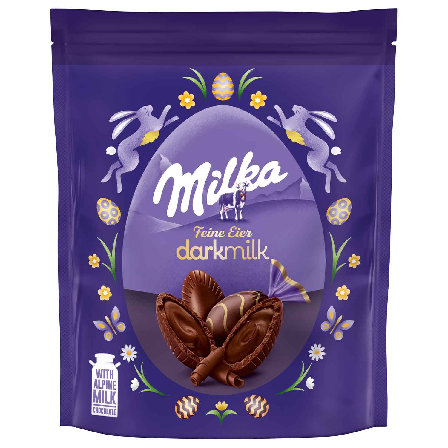 Milka Oeufs fins au lait noir 90g