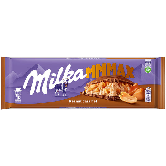 Milka mmmax pinda karamel 276G THT:08.08.2025
