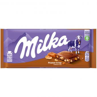 Milka Peanut Crisp 90g MHD:20.07.2025