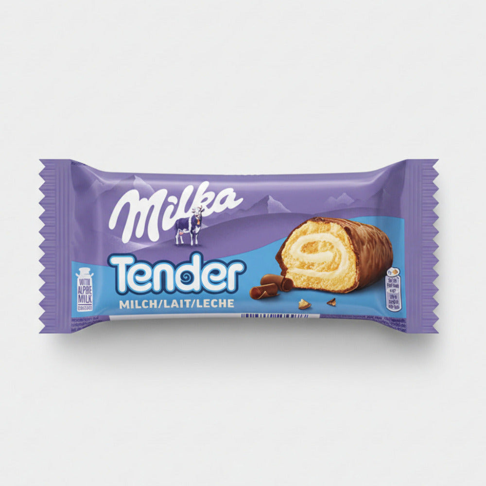 Milka Tender Milch Biskuit-Rolle
